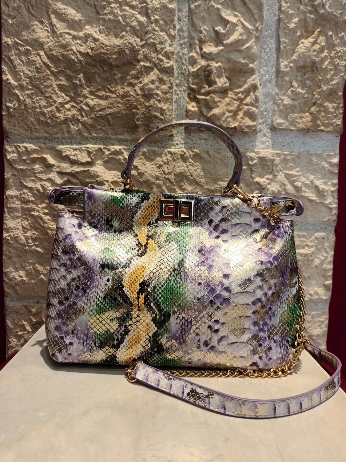 Sac Fashion lilas multicolore 