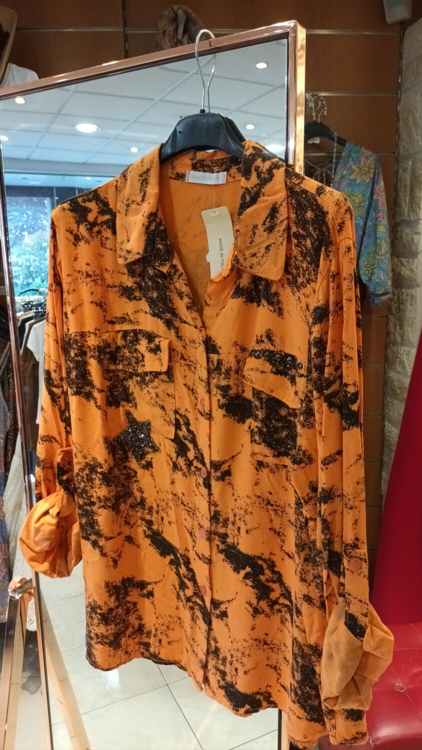 Chemise Army orange 