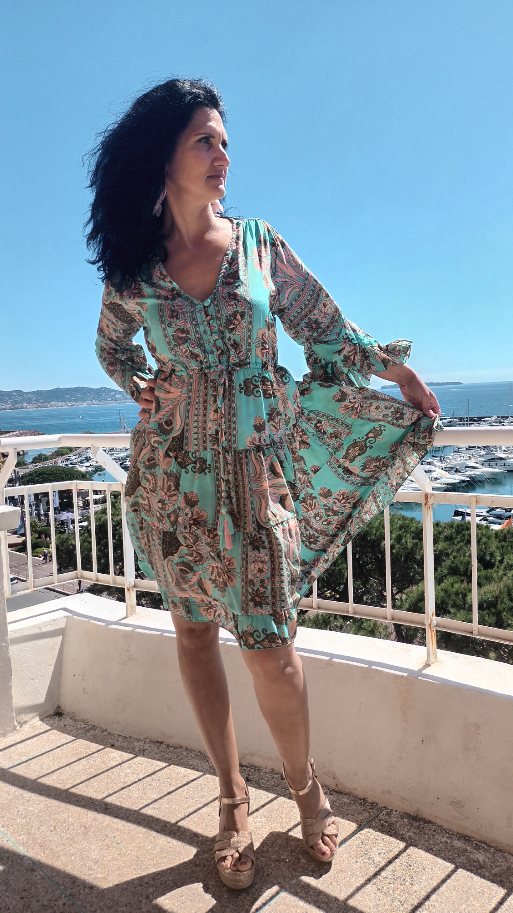 Robe Roxanne imprimé fleurs