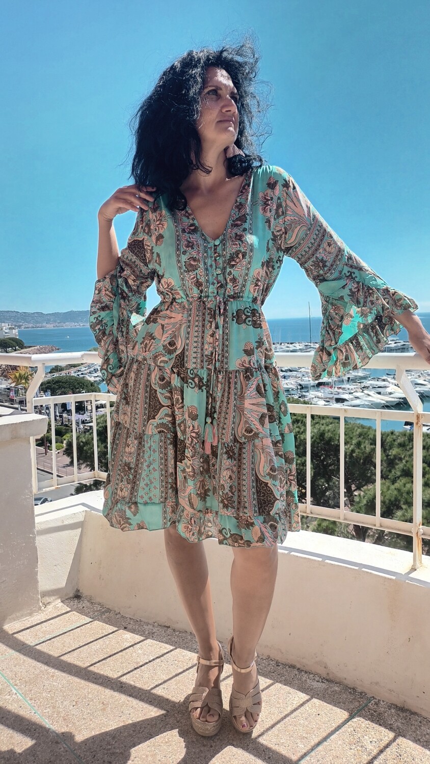 Robe Roxanne imprimé fleurs