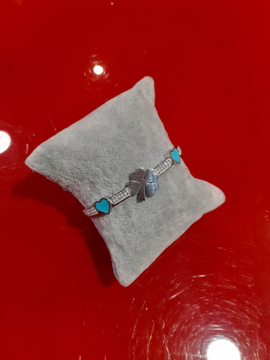 Bracelet Porte-bonheur argenté 