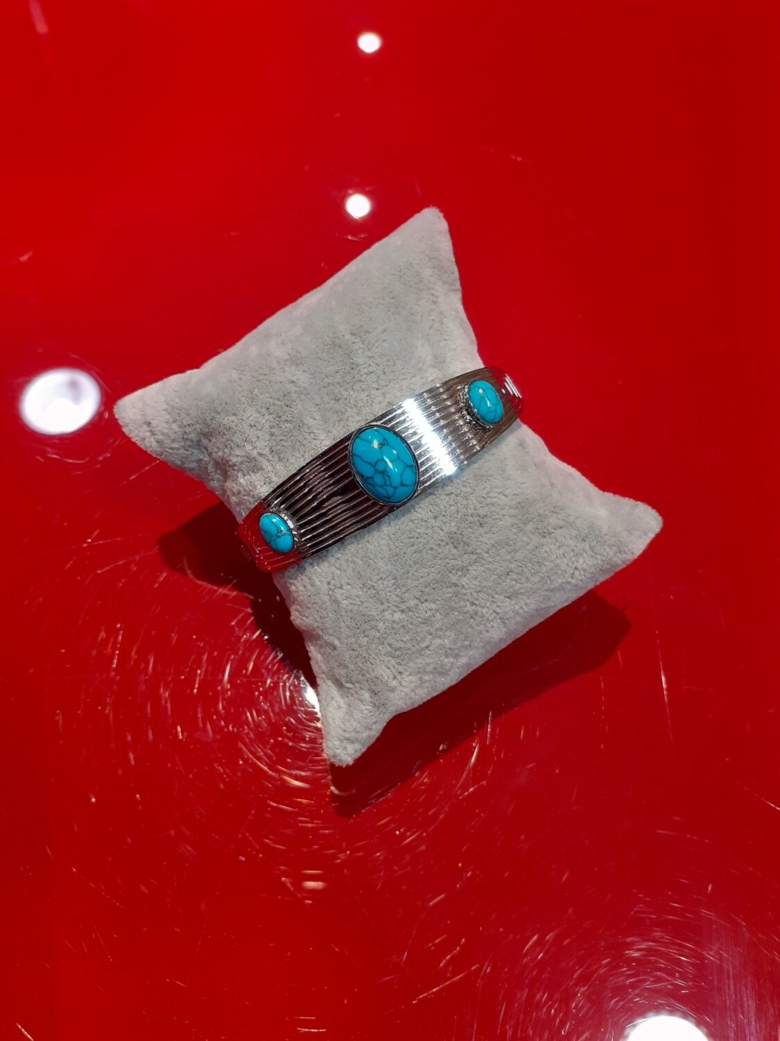 Bracelet Apollon acier argenté 