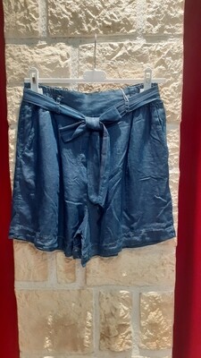 Short jean denim bleu foncé 