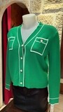 Gilet Bijou vert 