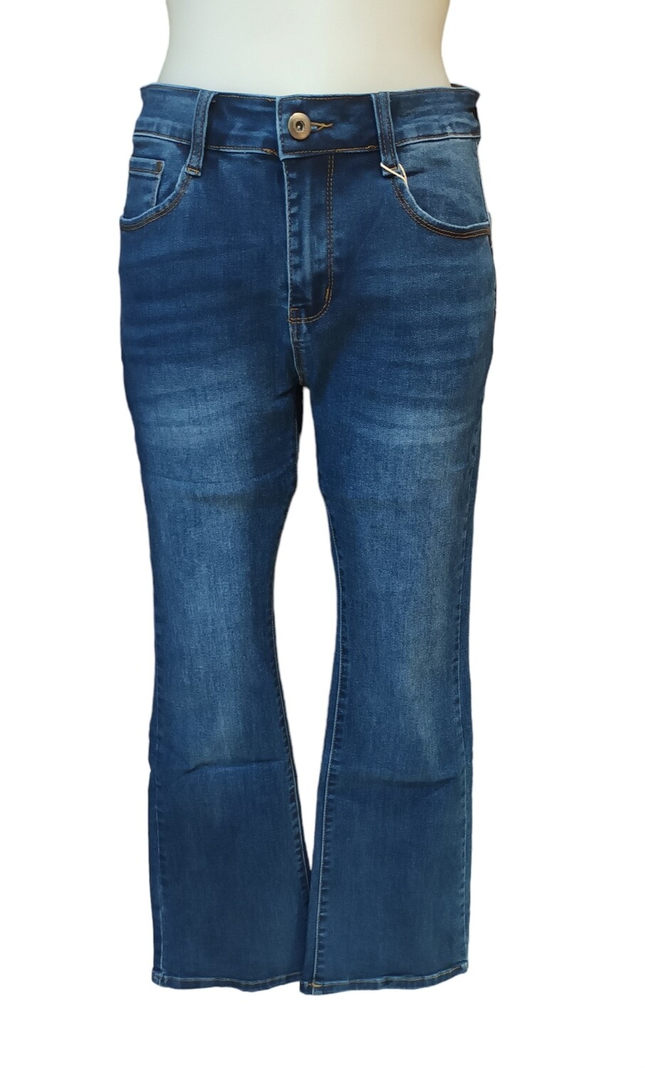Jean Flare bleu foncé 
