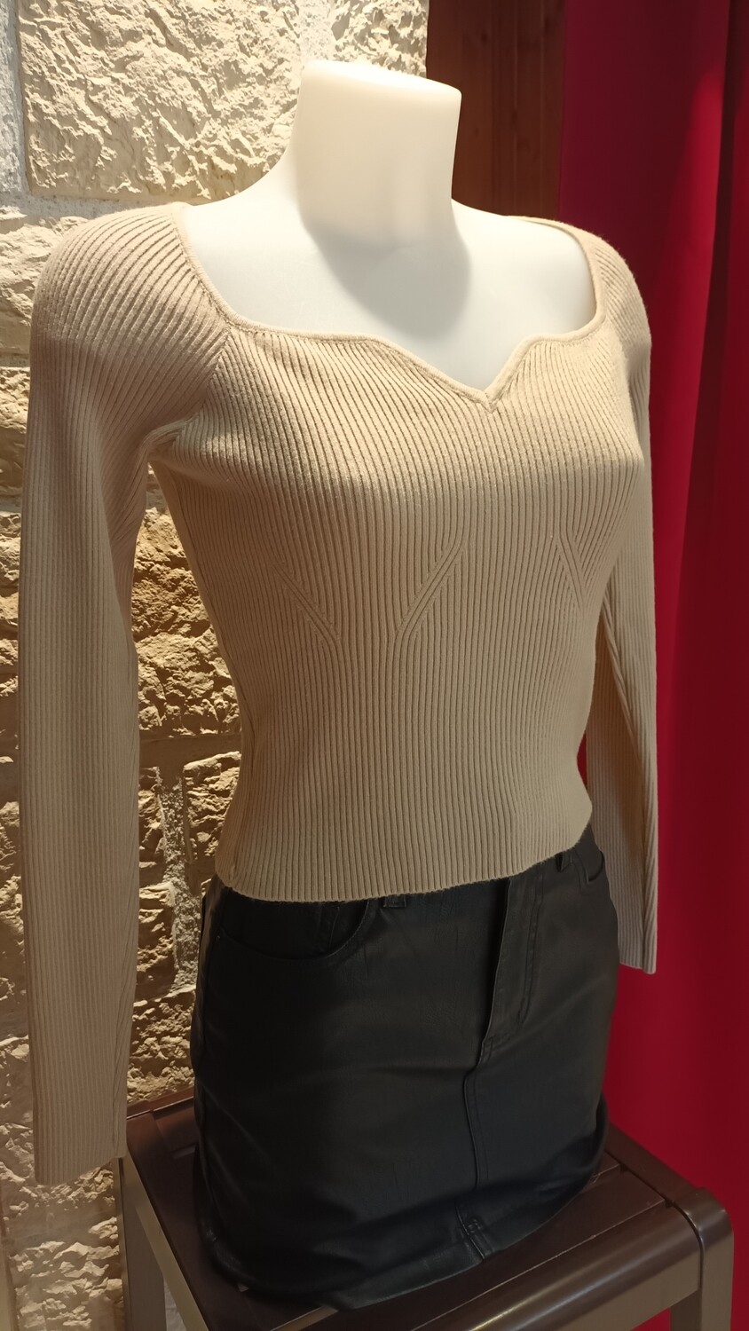 Pull Luciana beige