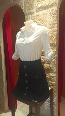 Jupe boutons noir Jupe boutons noir