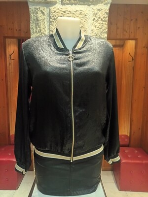 Veste bomber noir