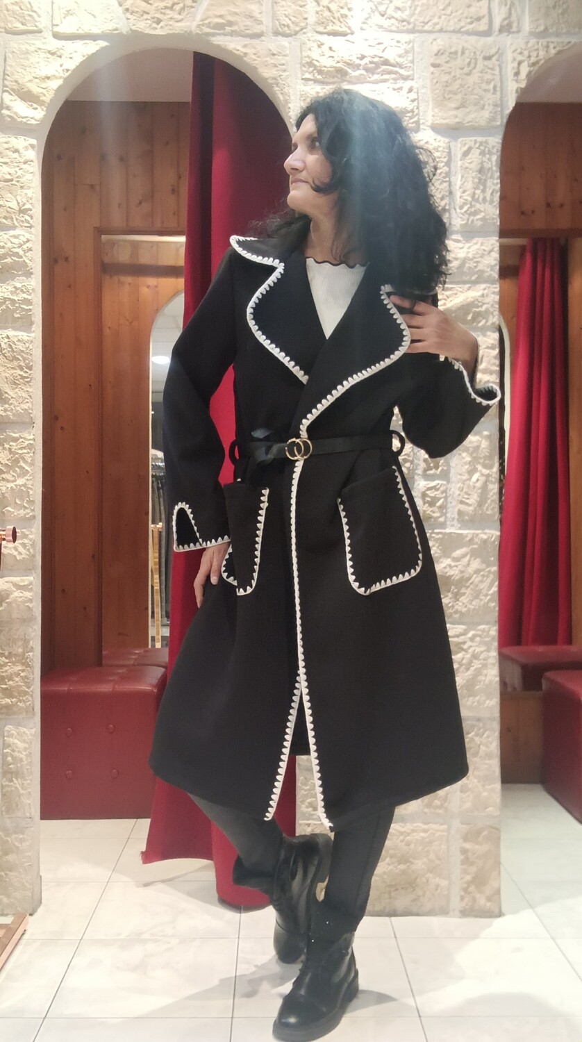 Manteau Betty noir
