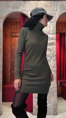 Robe pull Stéphanie kaki