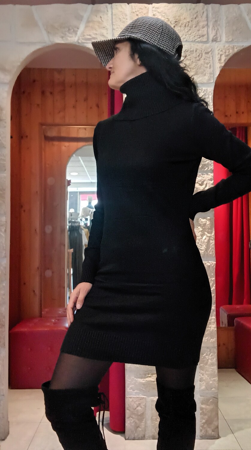 Robe pull Stéphanie noir