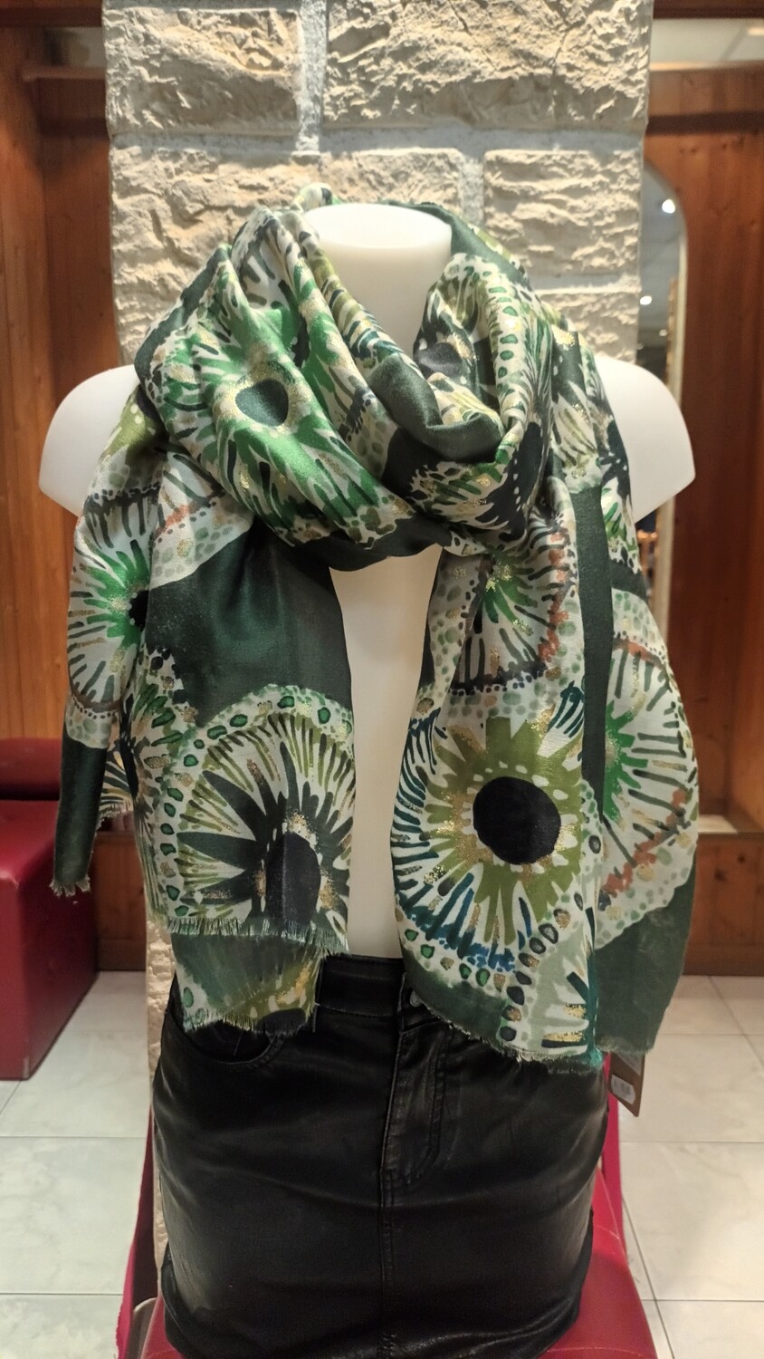 Foulard Florence vert
