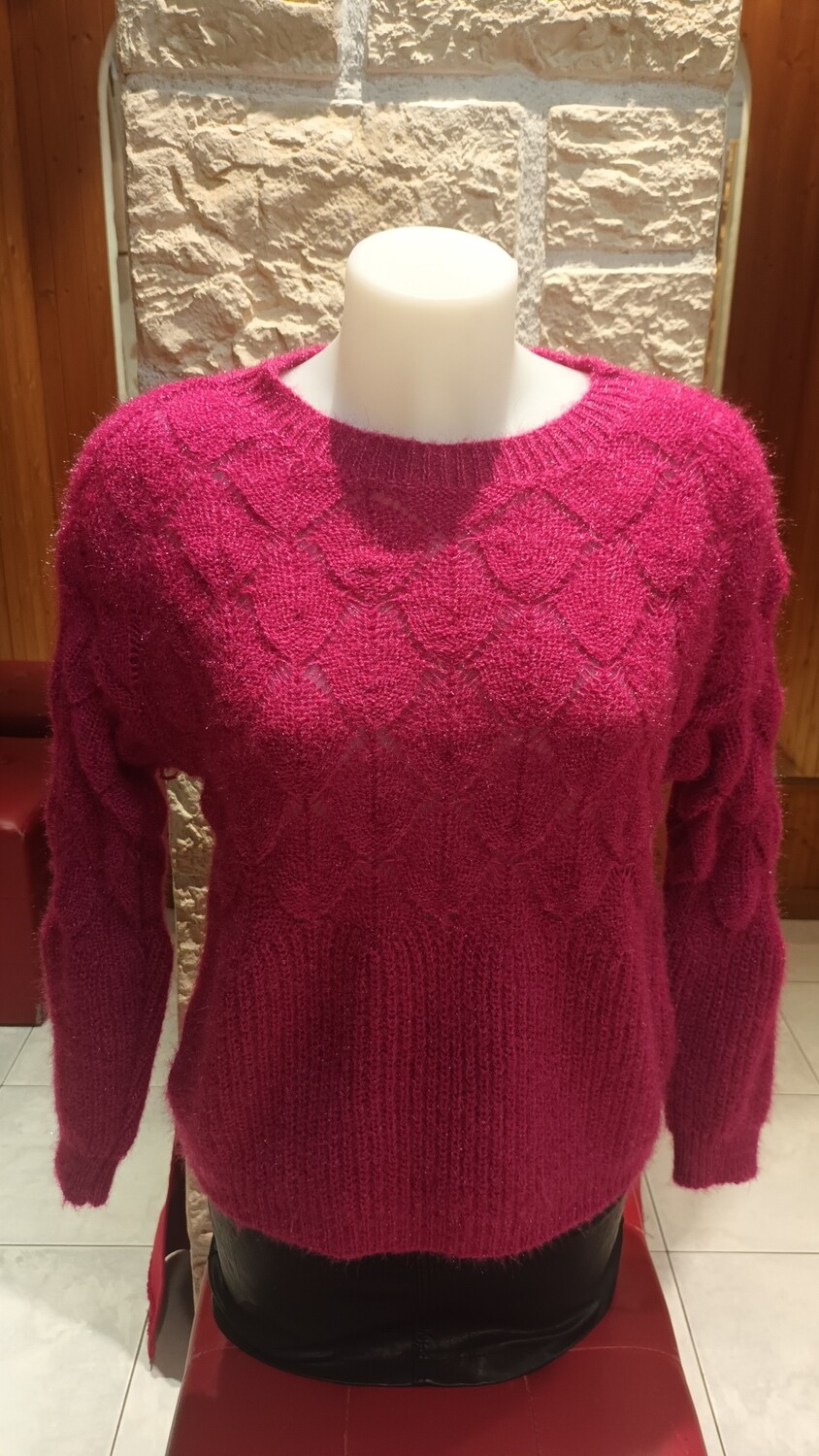 Pull Emma framboise 