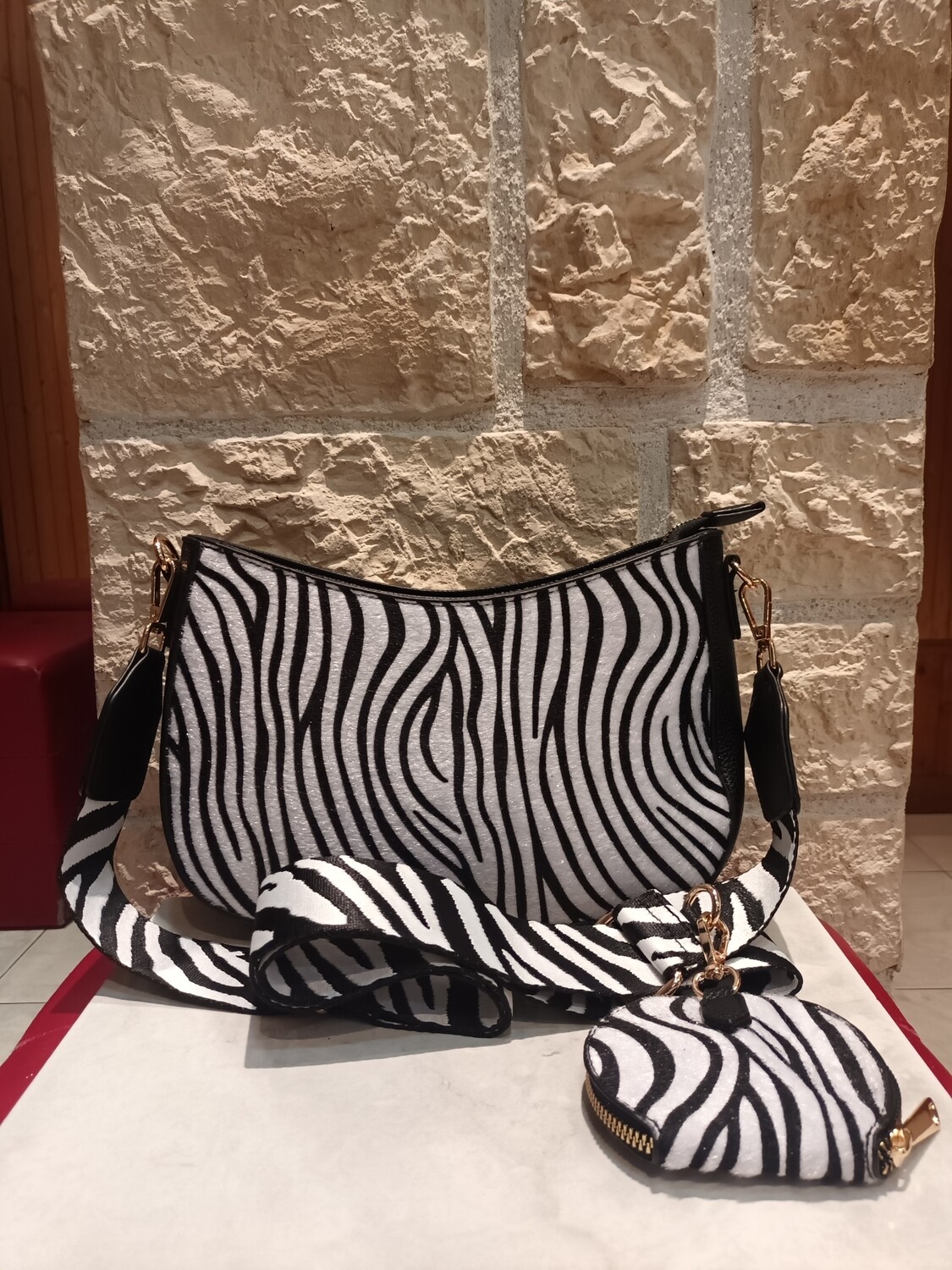 Sac Zèbre noir