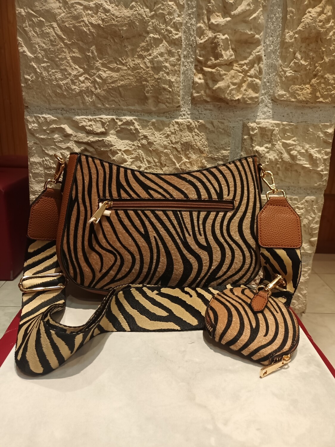 Sac Zèbre marron