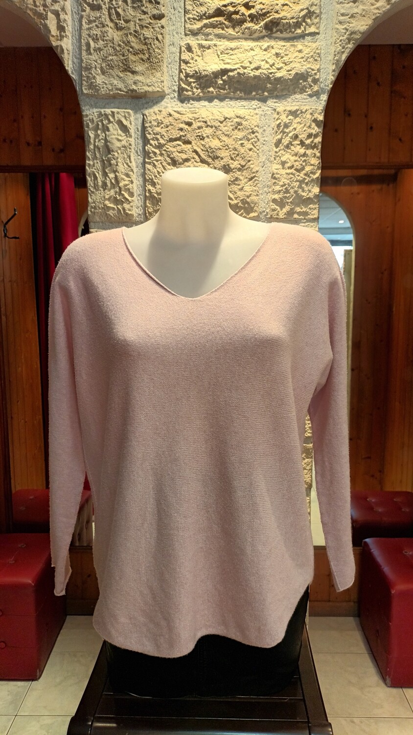 Pull Daniela rose poudré 