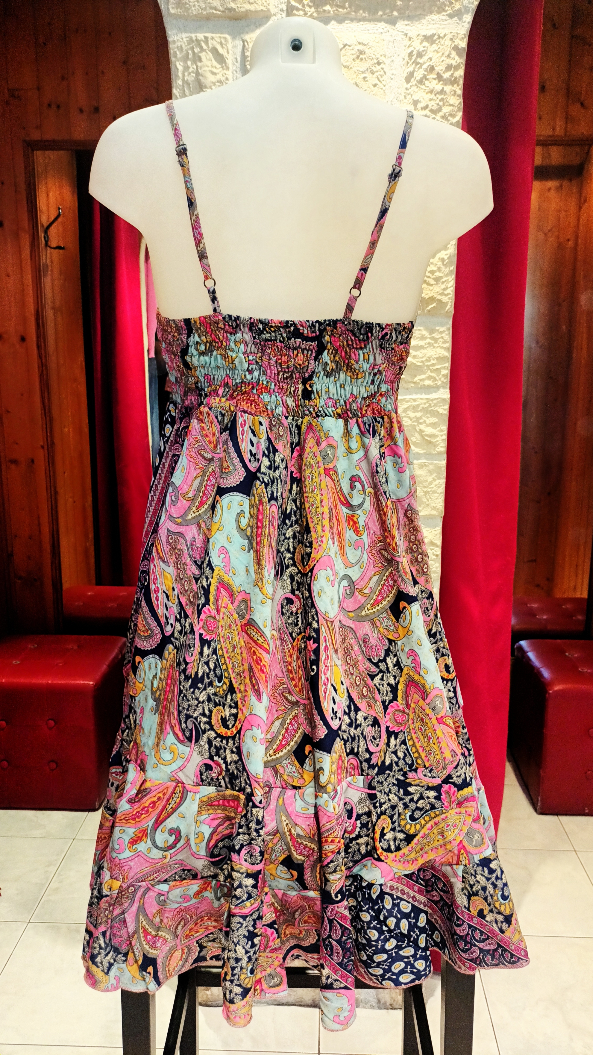 Robe bohème Kira multicolore