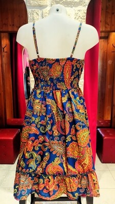 Robe bohème Eva imprimé multicolore