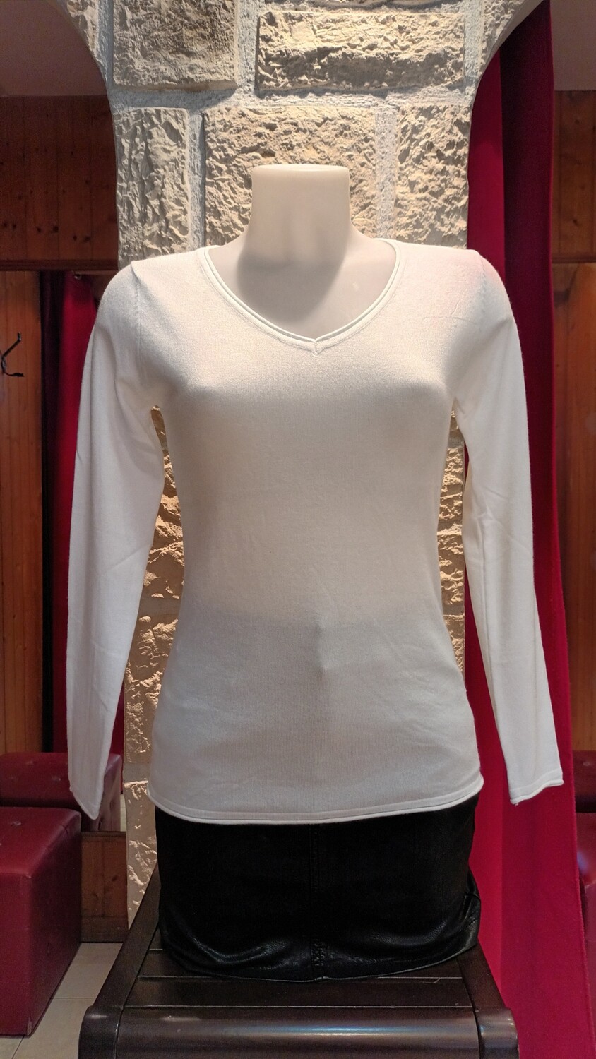 Pull Essentiel blanc