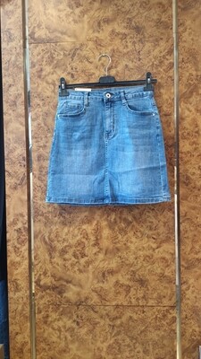 Mini jupe jean bleu clair 