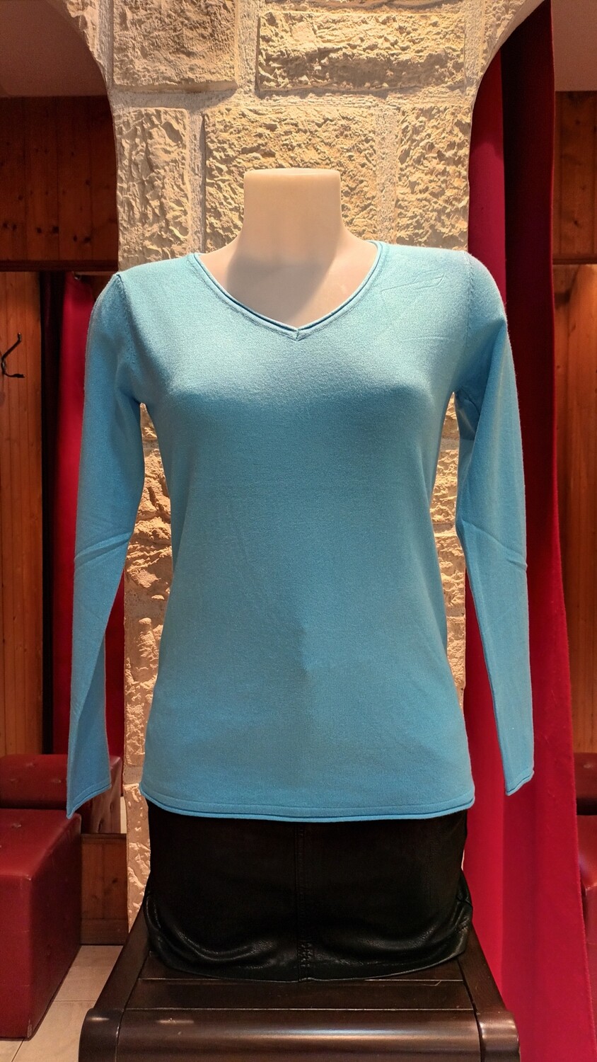 Pull Essentiel tourquoise 
