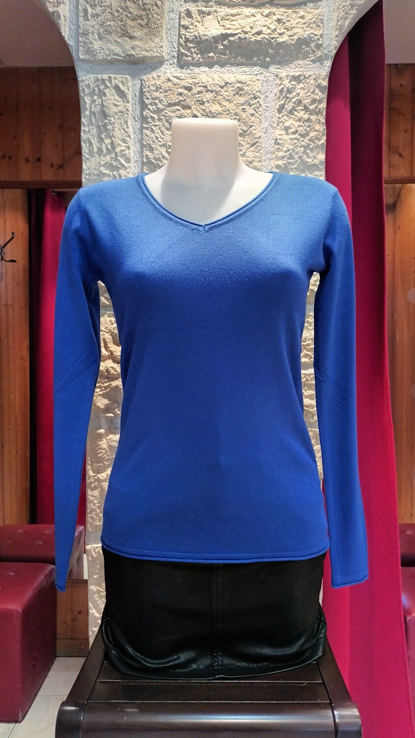 Pull Essentiel bleu royal 