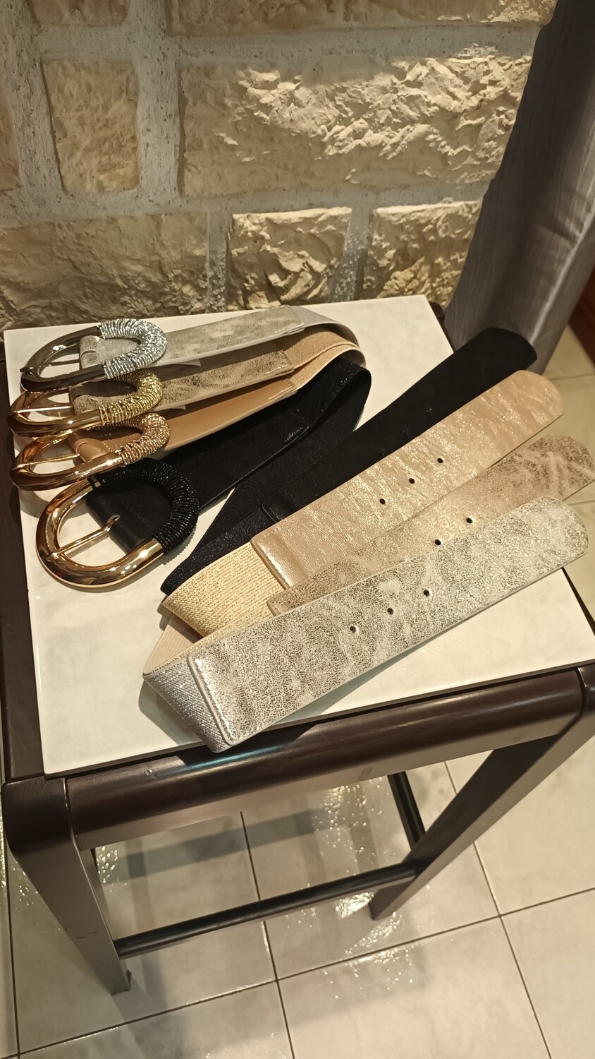 Ceinture élastique boucle maxi