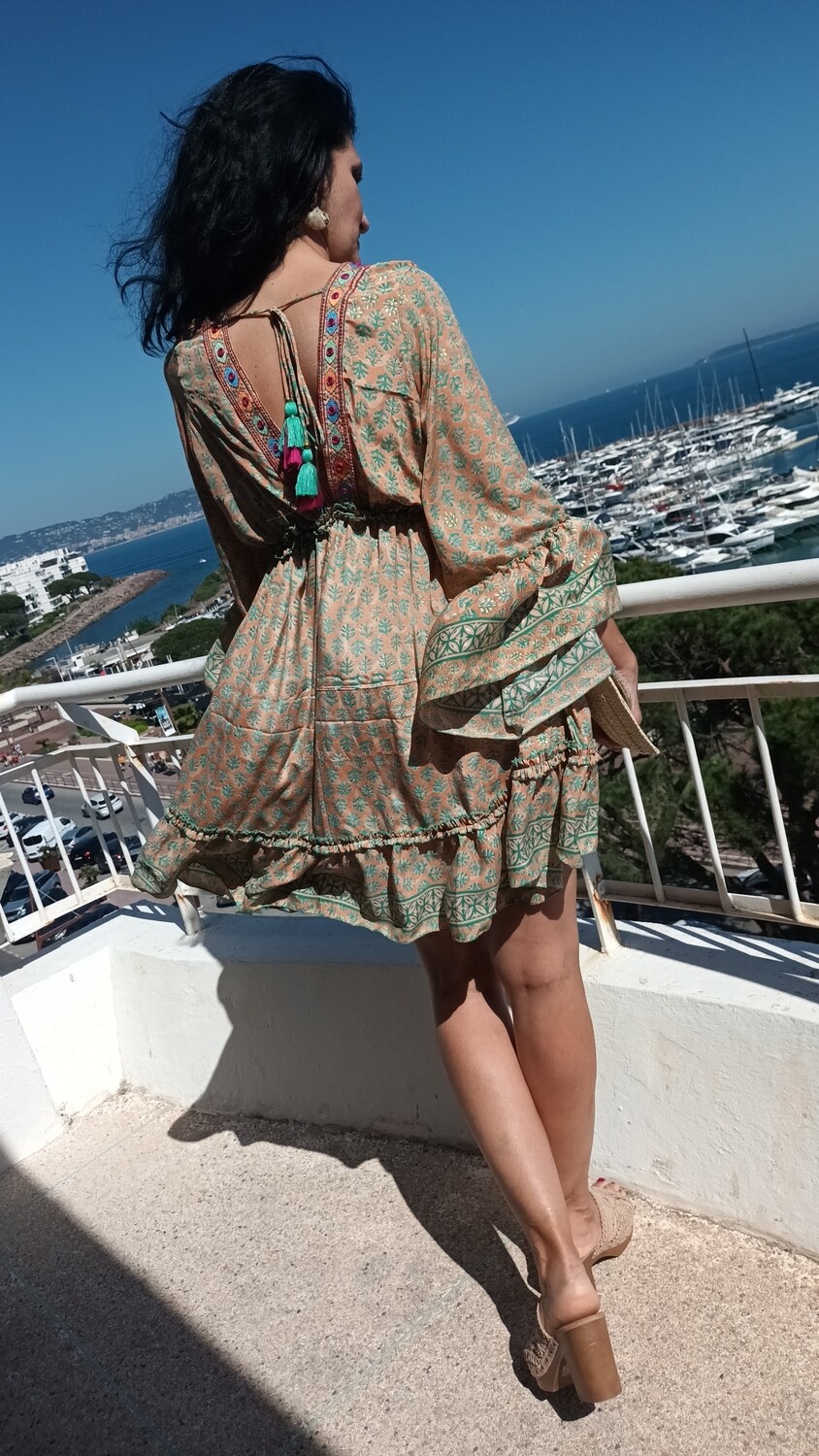Robe courte Cassandre orange Robe courte Cassandre orange