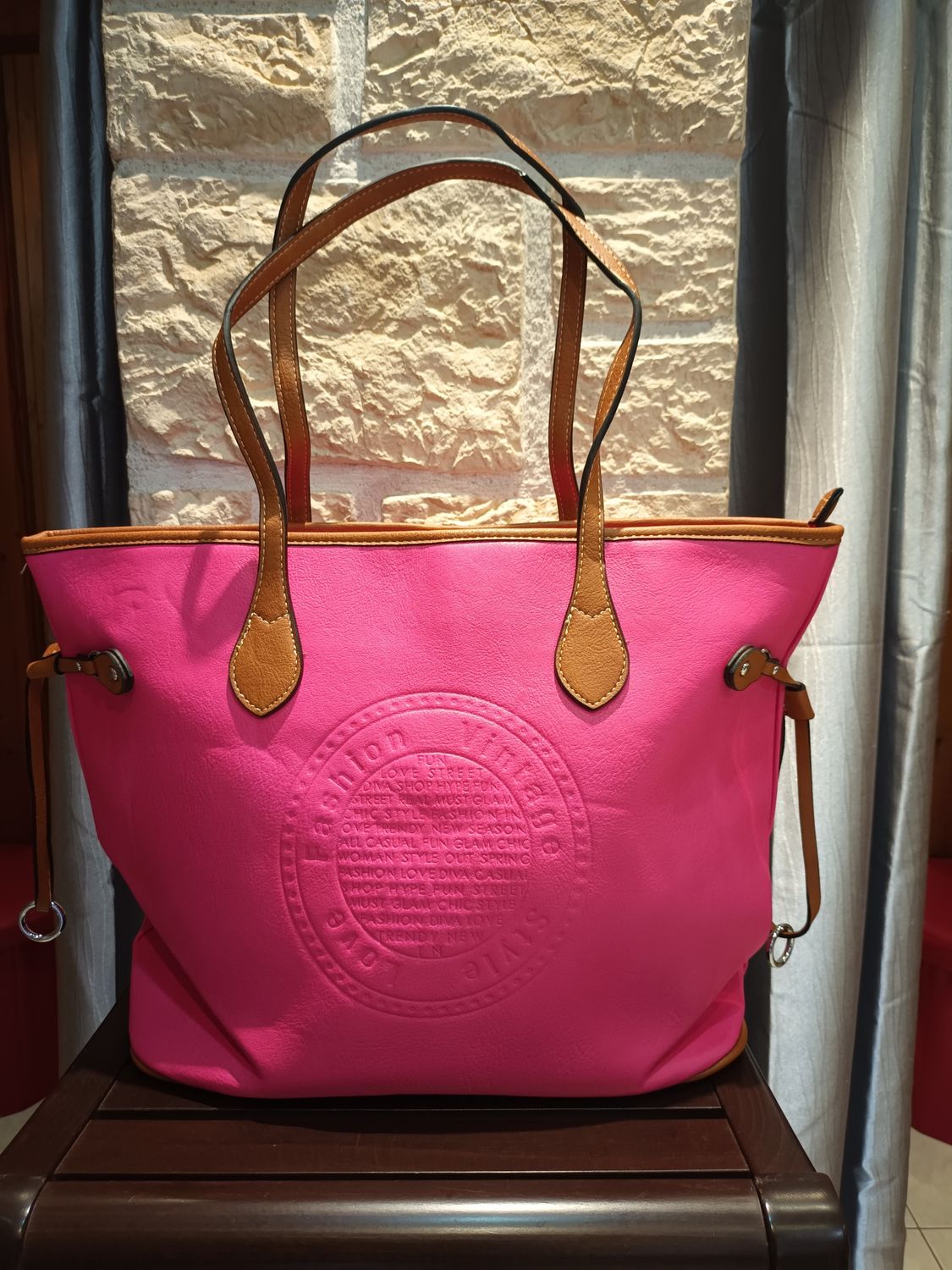 Sac cabas casual fuchsia 