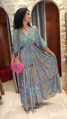 Robe Jasmin turquoise 