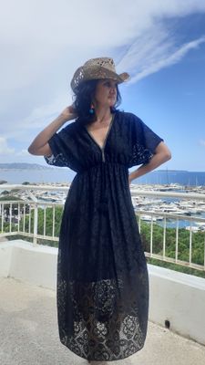 Robe longue Tenerife noir