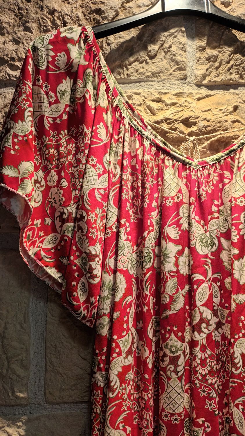 Robe midi Karen rouge