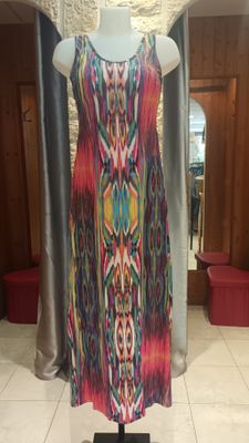 Robe longue Flamme rose