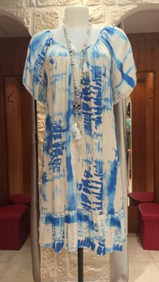 Robe Tie Dye bleu 