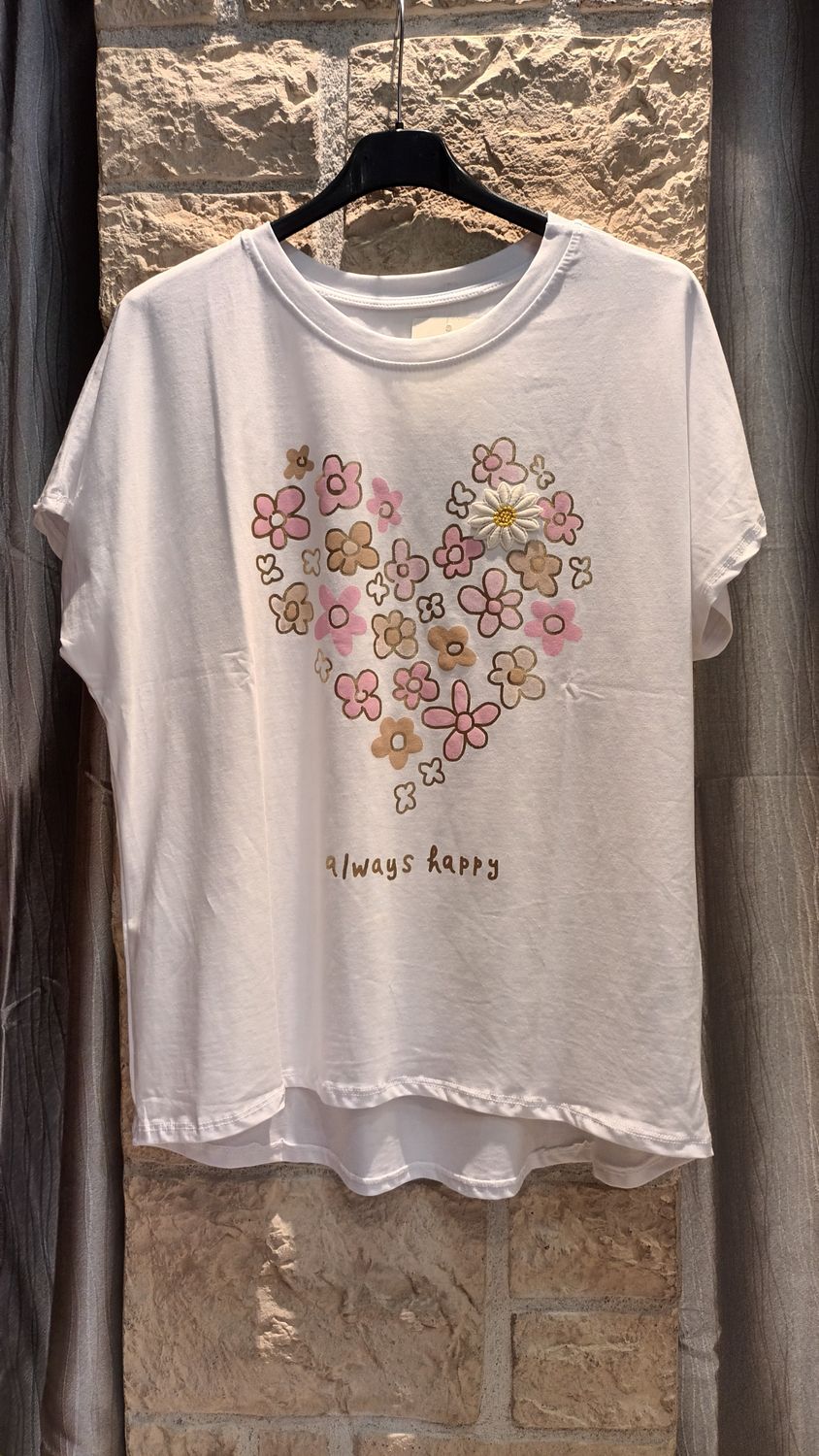 T-shirt happy rose