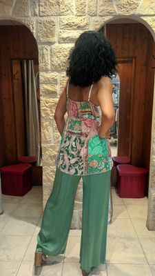 Top Patchwork vert