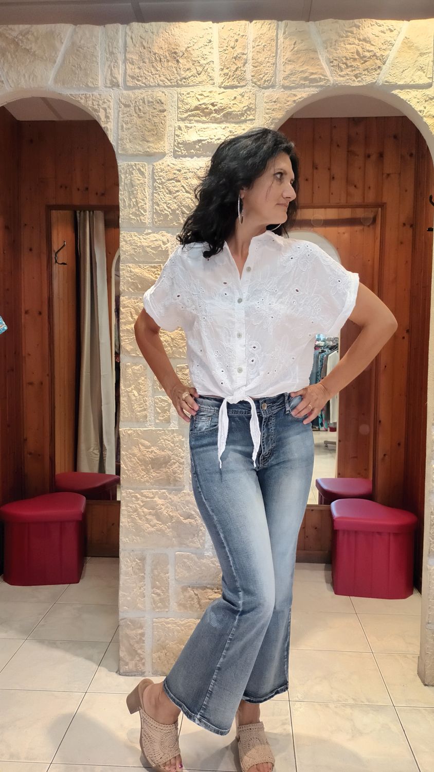 Jean Large délavé 
