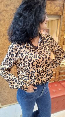 Chemise imprimé motif animalier