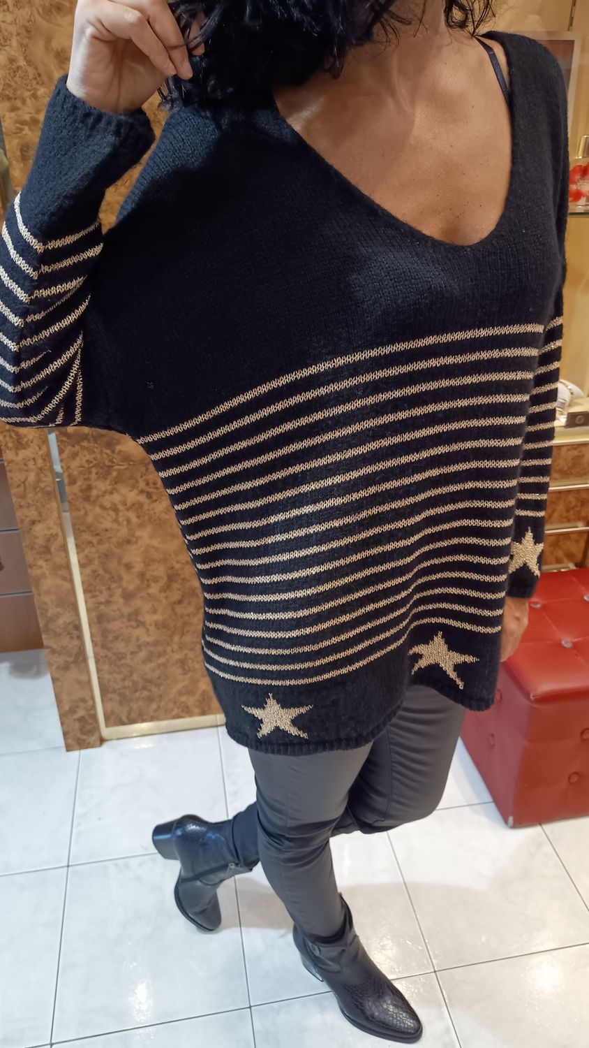 Pull Étoile noir