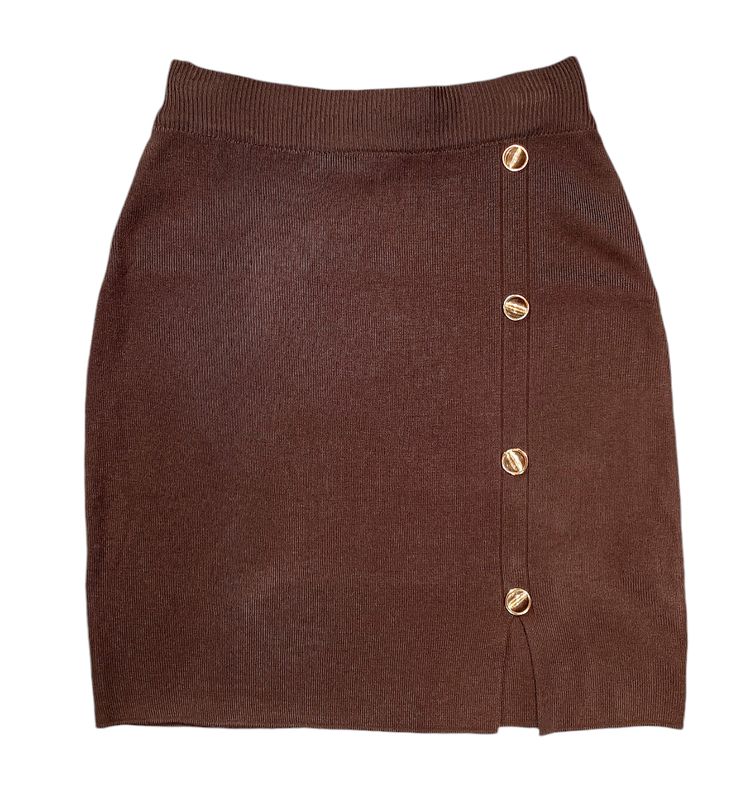 Jupe maille Gina camel