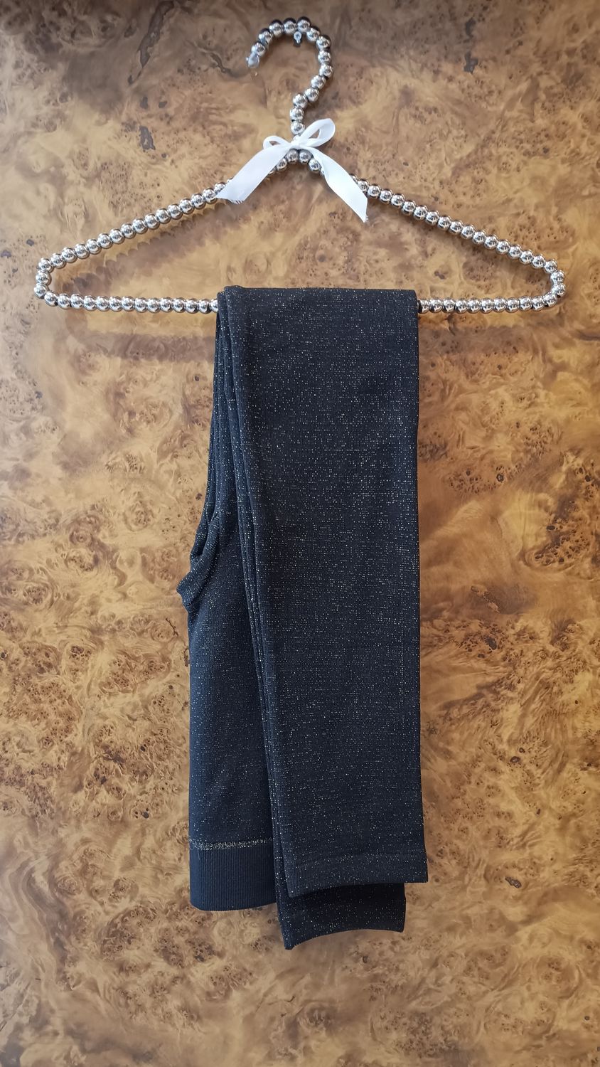 Legging pailleté noir 