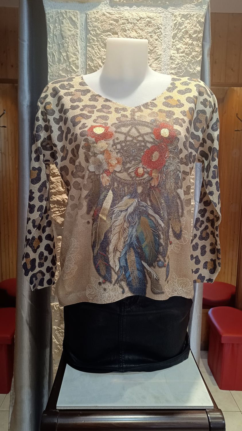 Pull brillant Attrape rêve 