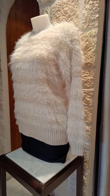 Pull douillet beige 