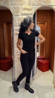 Jean slim noir