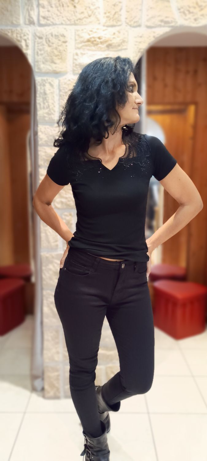 Jean slim noir
