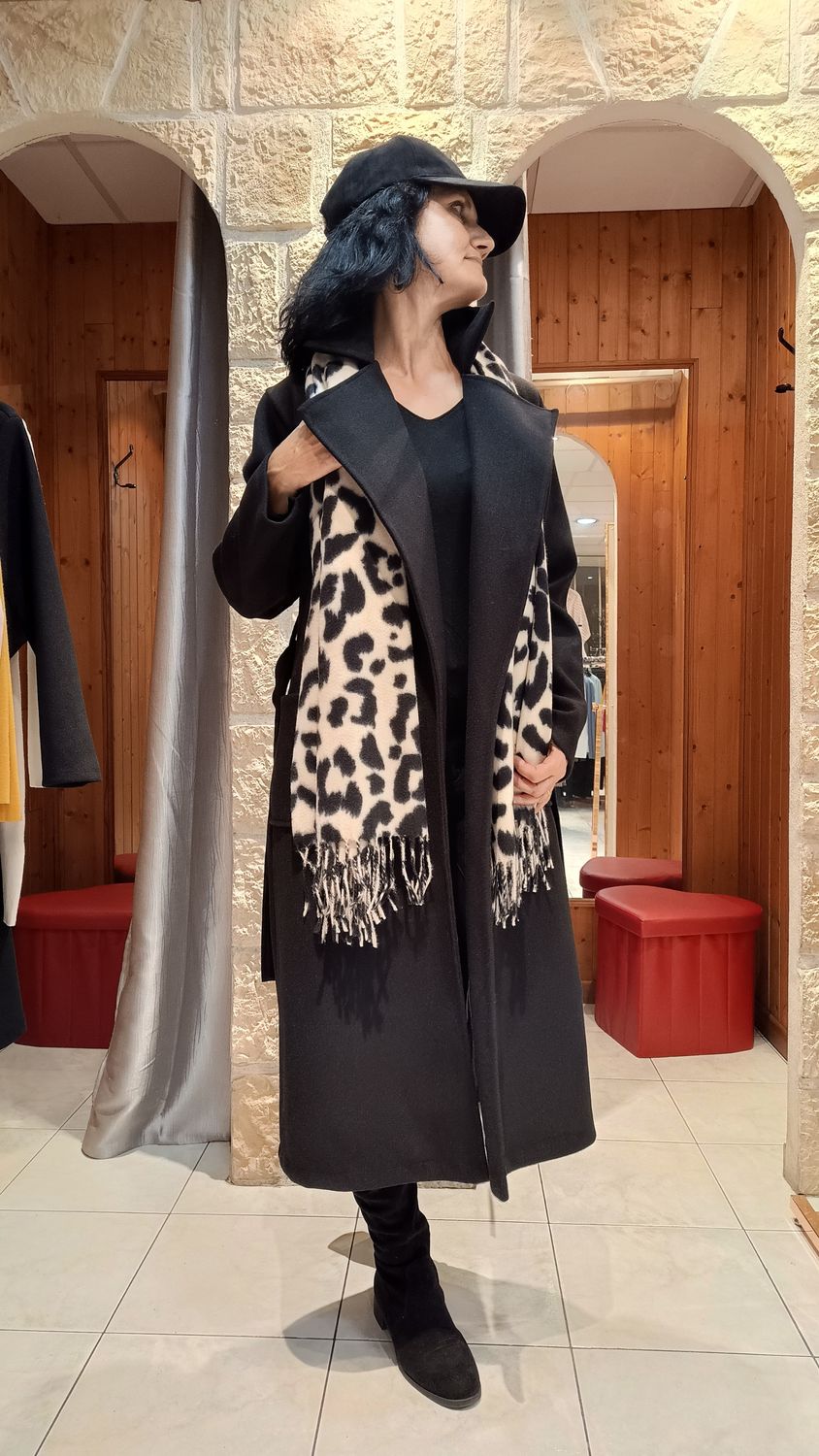 Manteau long noir