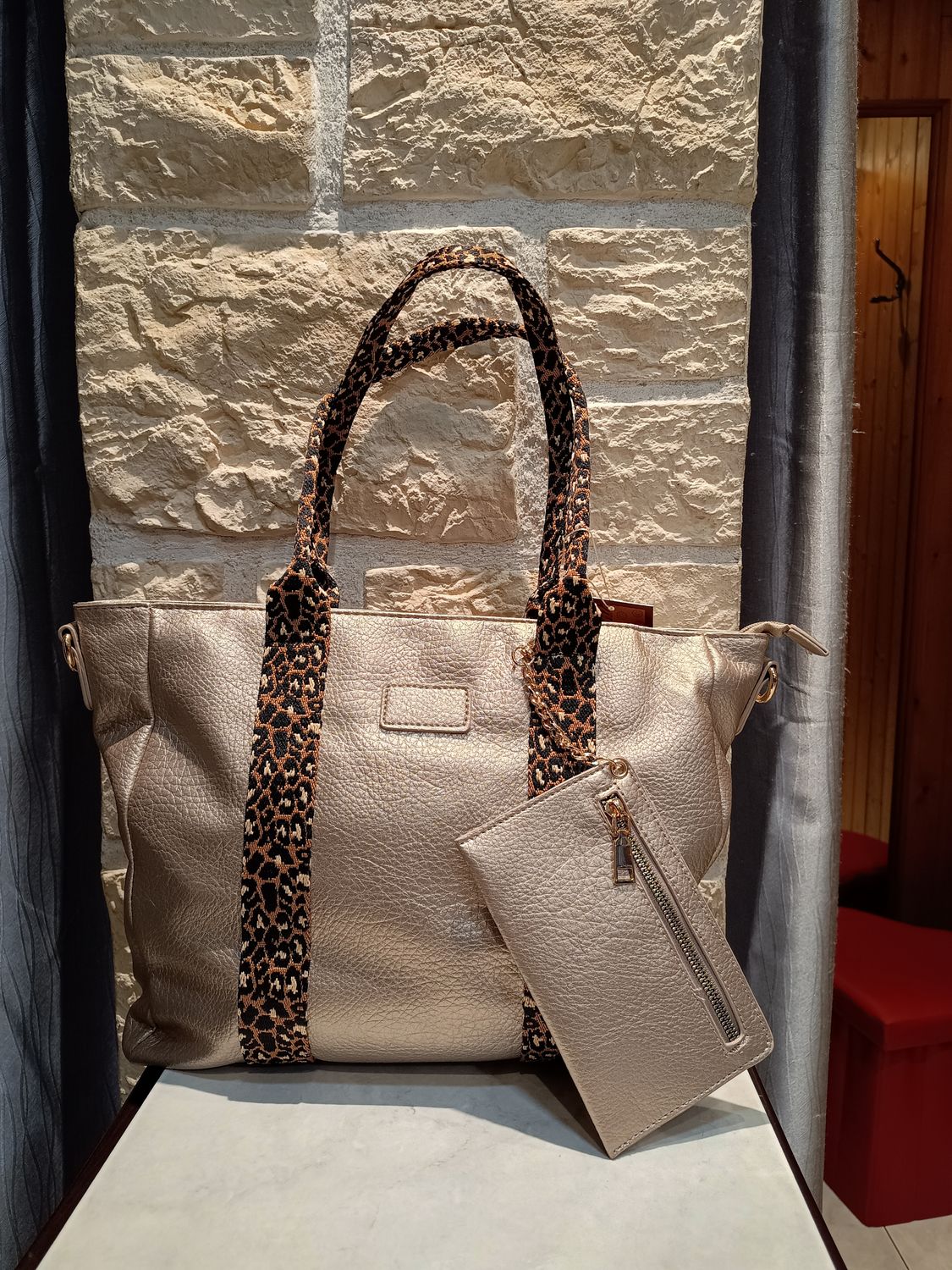 Sac cabas Lily doré