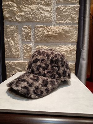 Casquette bouclette gris