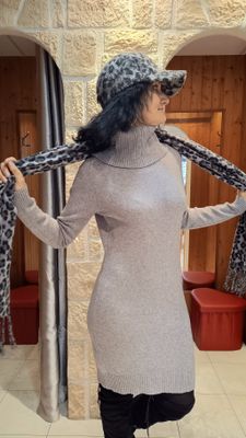 Robe pull Stéphanie gris