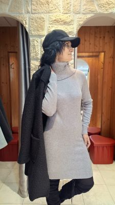 Robe pull Stéphanie gris